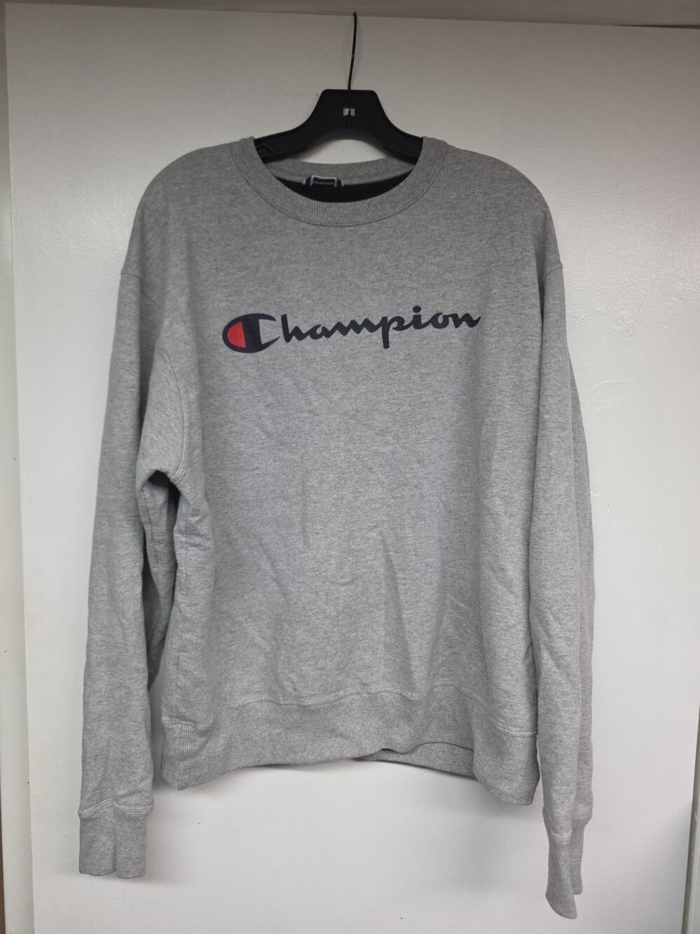 Large Champion Graphic Pullover Sweatshirt